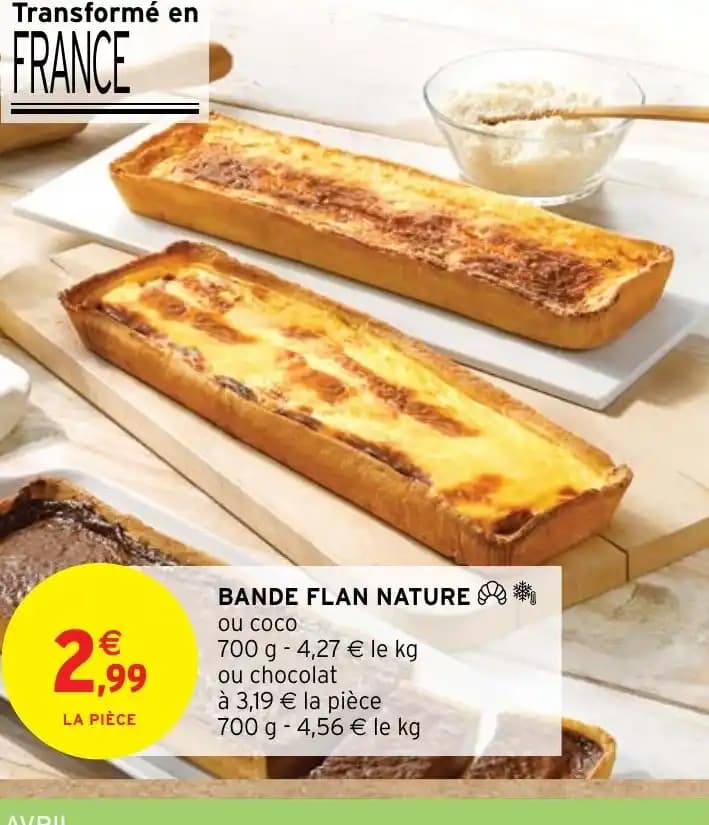 BANDE FLAN NATURE *