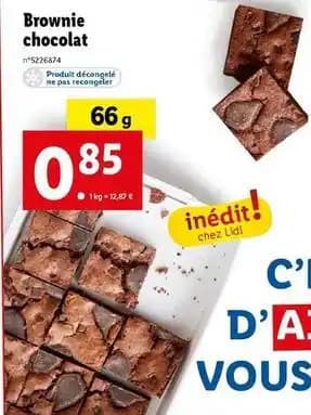 Inedit - brownie chocolat