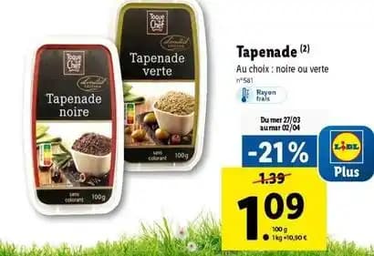 Toque du chef - tapenade