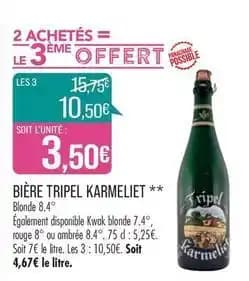 Tripel karmeliet - biere