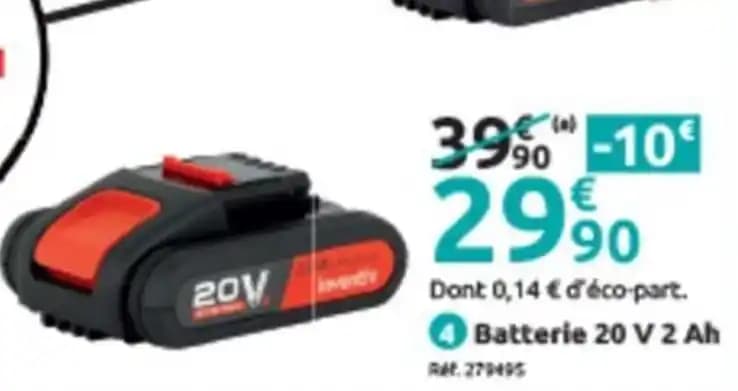 Batterie 20 V 2 Ah