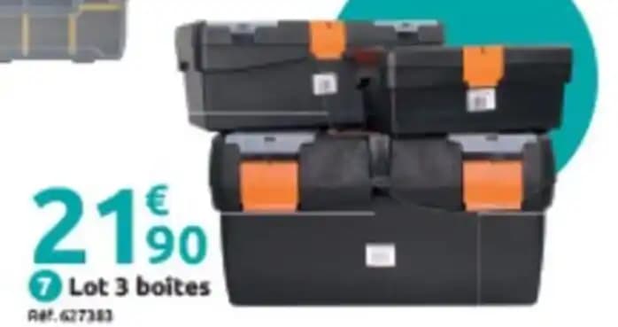 Lot 3 boites