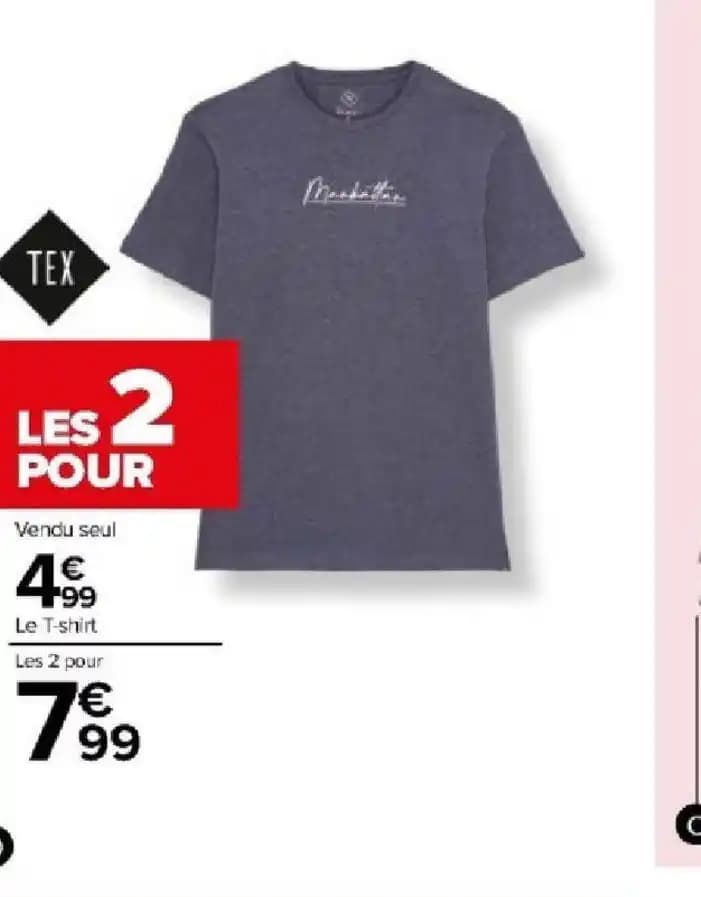 T shirt imprime homme