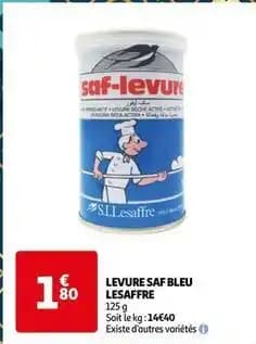 Lasaffre - levure saf bleu