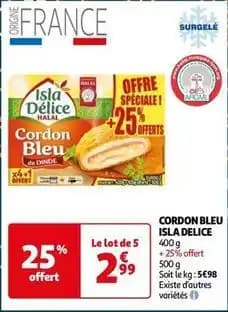 Isla délice - cordon bleu
