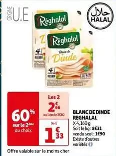 Reghalal - blanc de dinde