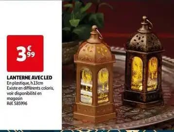 Lanterne avec led
