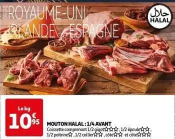 Mount halal - 1/4 avant