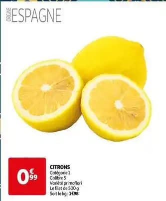 Espagne - citrons