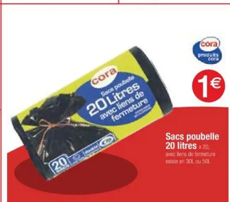 Sacs poubelle 20 Litres