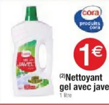 Nettoyant gel avec javel