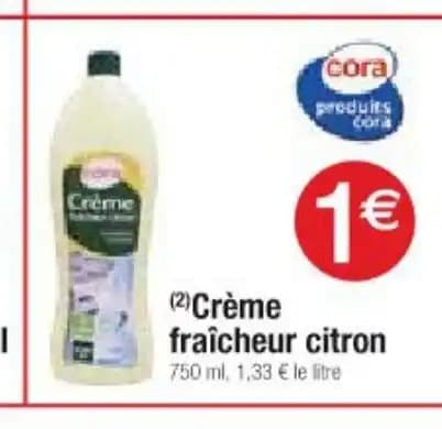 Crème fraîcheur 750 ml