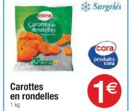 Carottes en rondelles