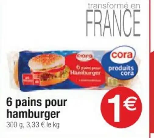 6 Pains Pour Hamburger
