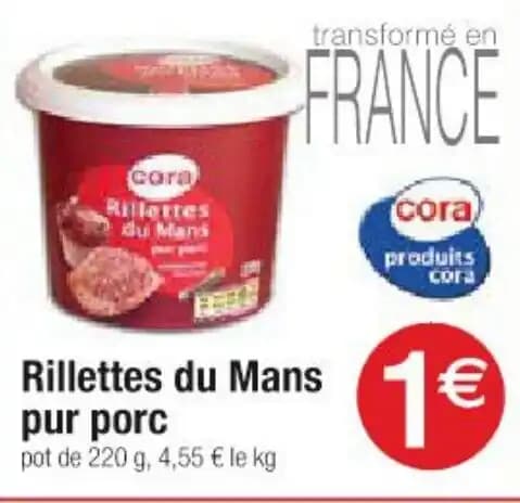 Rillettes du Mand pur porc