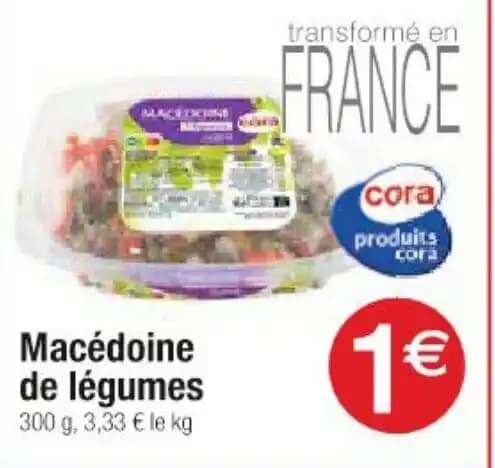 Macédoine de légumes 300 g