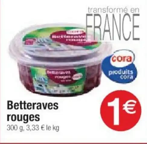 Betteraves rouges 300 g