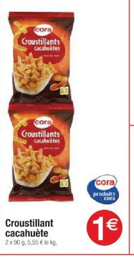 Croustillant cacahuète