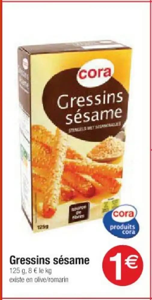 Gressins sésame