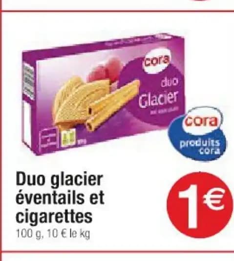 Duo glacier éventails et