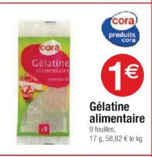 Gélatine alimentaire