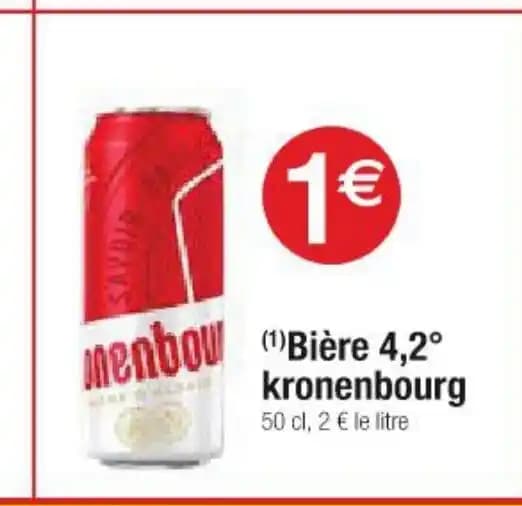 Bière 4,2° kronenbourg