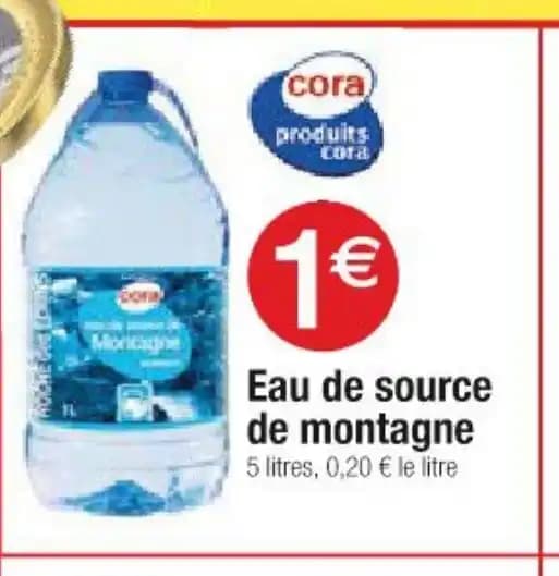 Eau de source de montagne