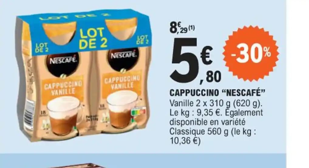 CAPPUCCINO NESCAFÉ
