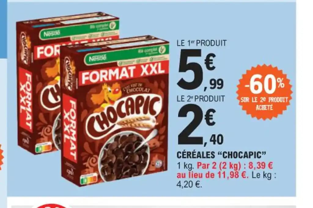 CÉRÉALES "CHOCAPIC"