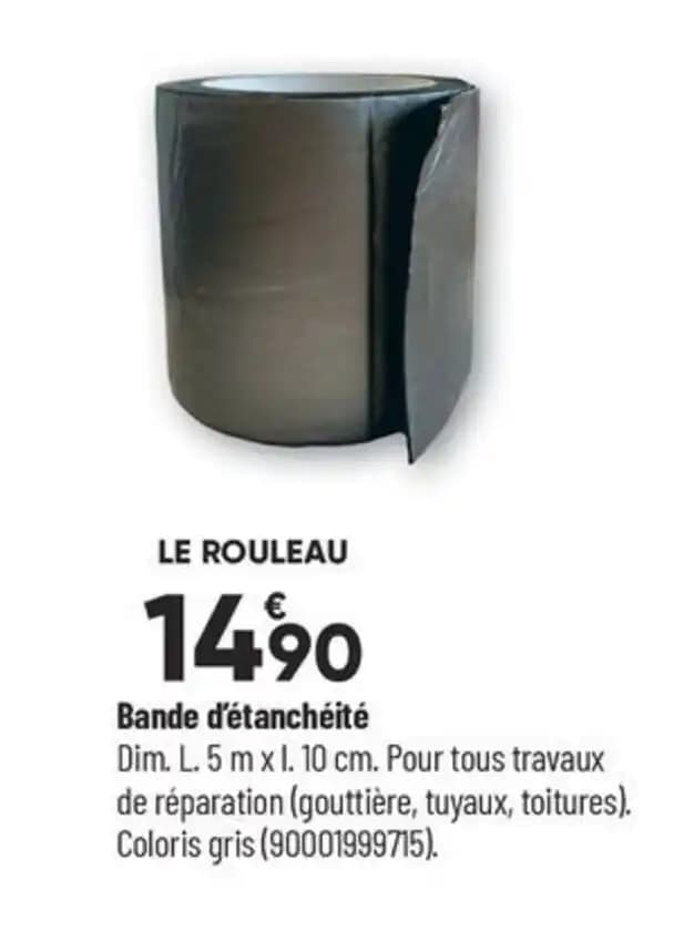 Bande d'étanchéité