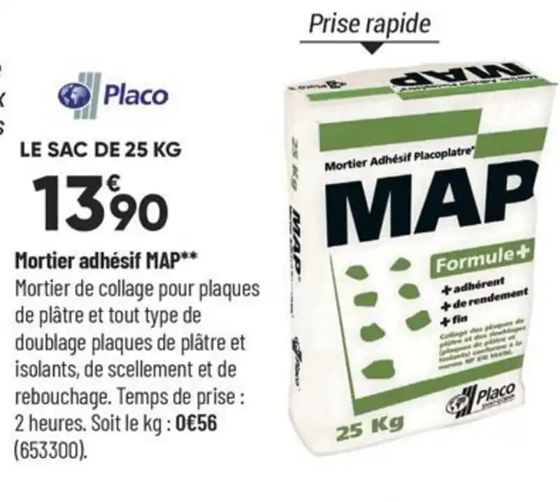 Mortier adhésif MAP**