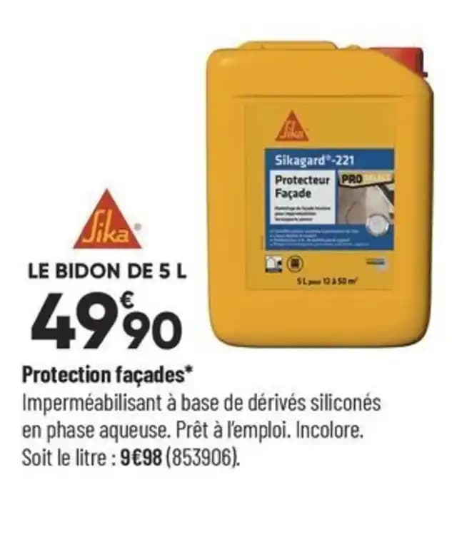 Protection façades*