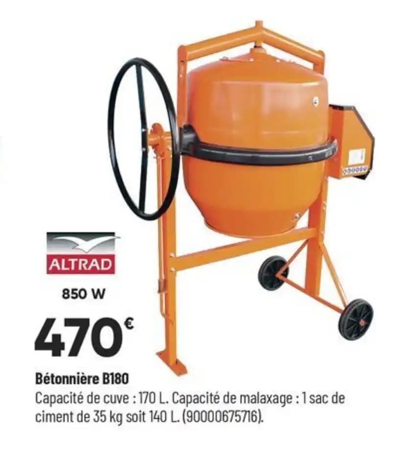 Bétonnière B180