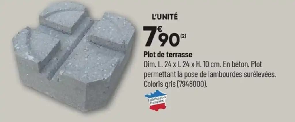 Plot de terrasse