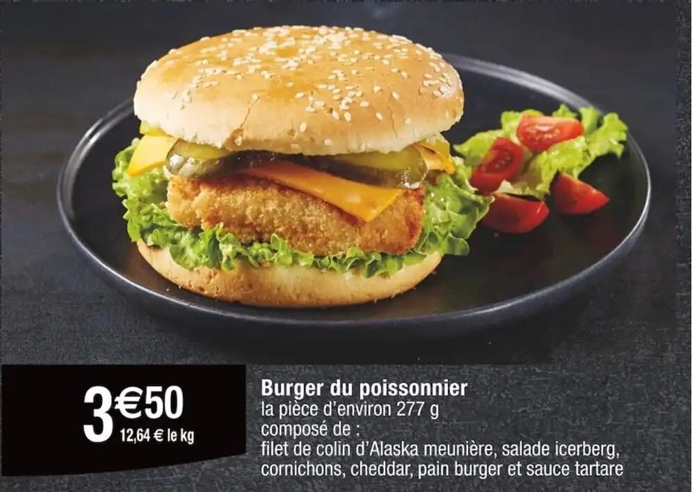 Burger du poissonnier