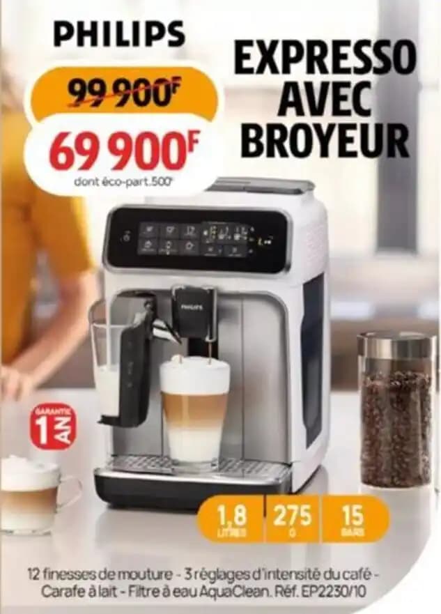 EXPRESSO AVEC BROYEUR