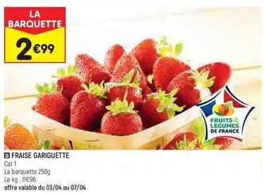 Fraise gariguette