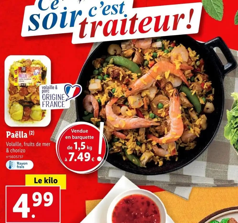 Toque du chef Paëlla
