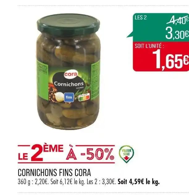 CORA CORNICHONS FINS
