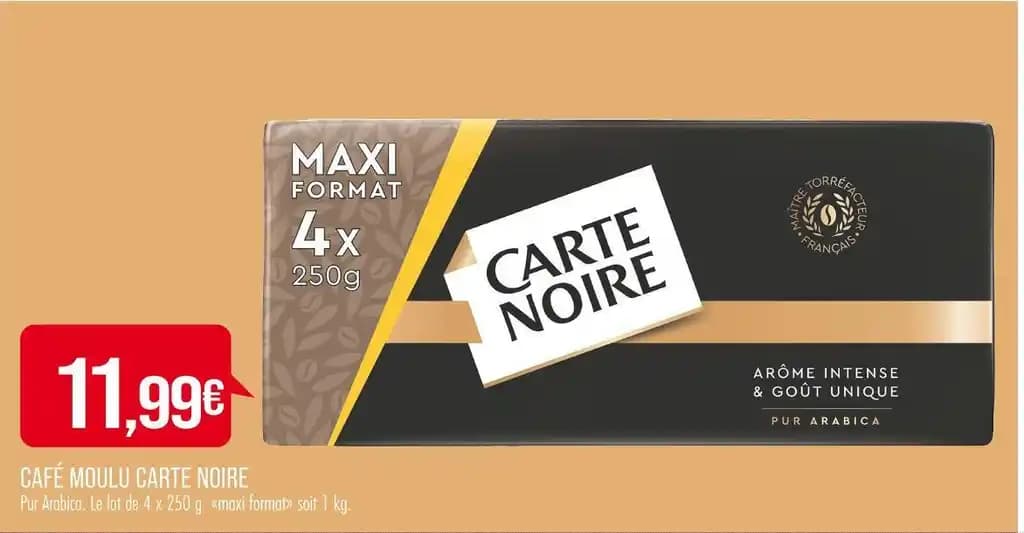 CARTE NOIRE CAFÉ MOULU