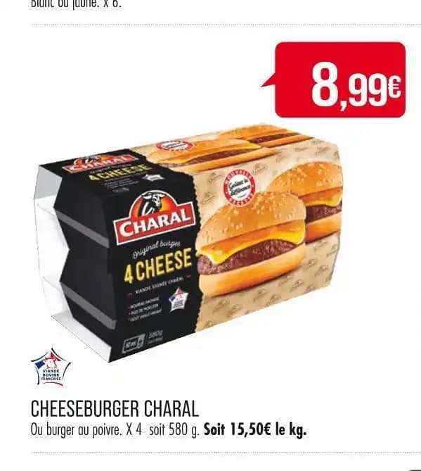 CHARAL CHEESEBURGER