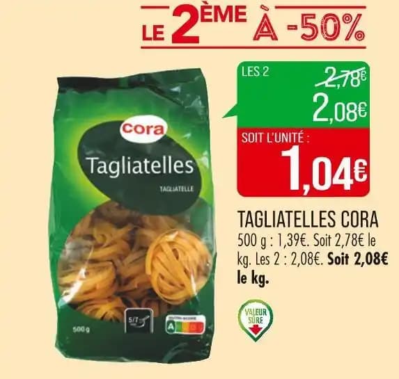CORA TAGLIATELLES