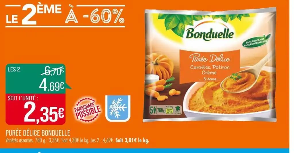BONDUELLE PURÉE DÉLICE