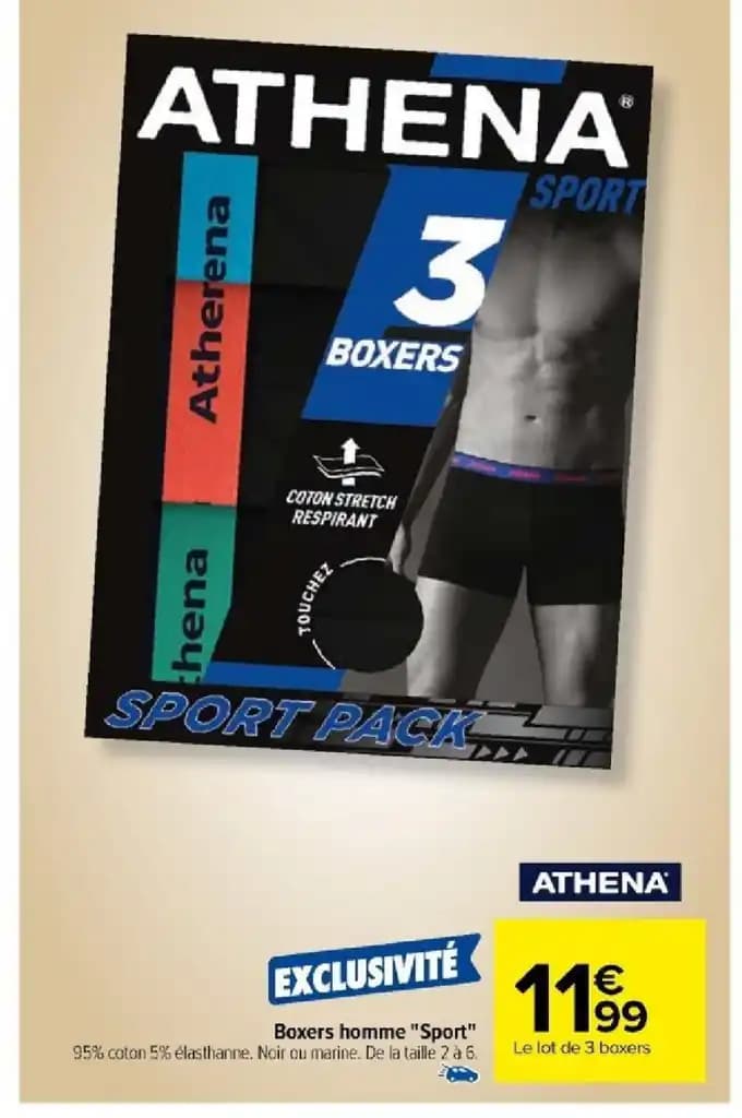 Boxers homme "Sport"