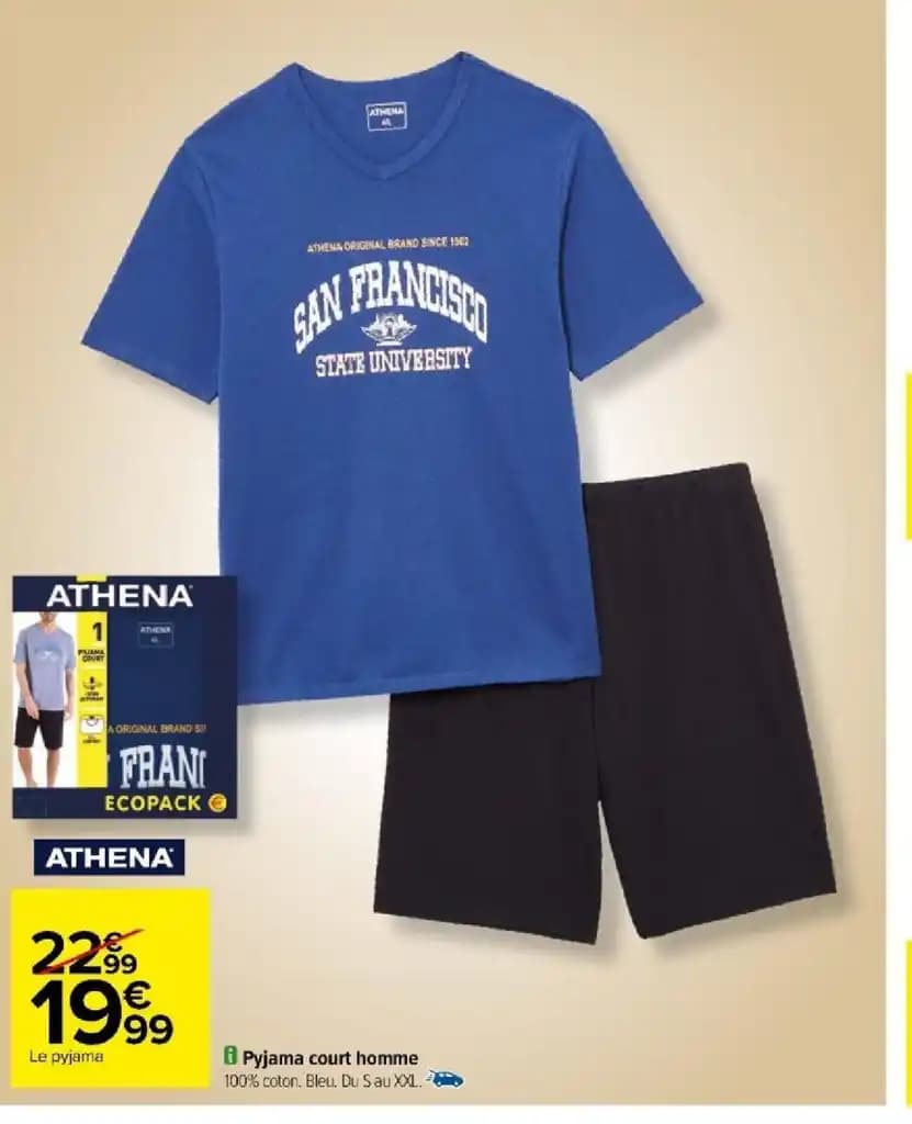 8 Pyjama court homme