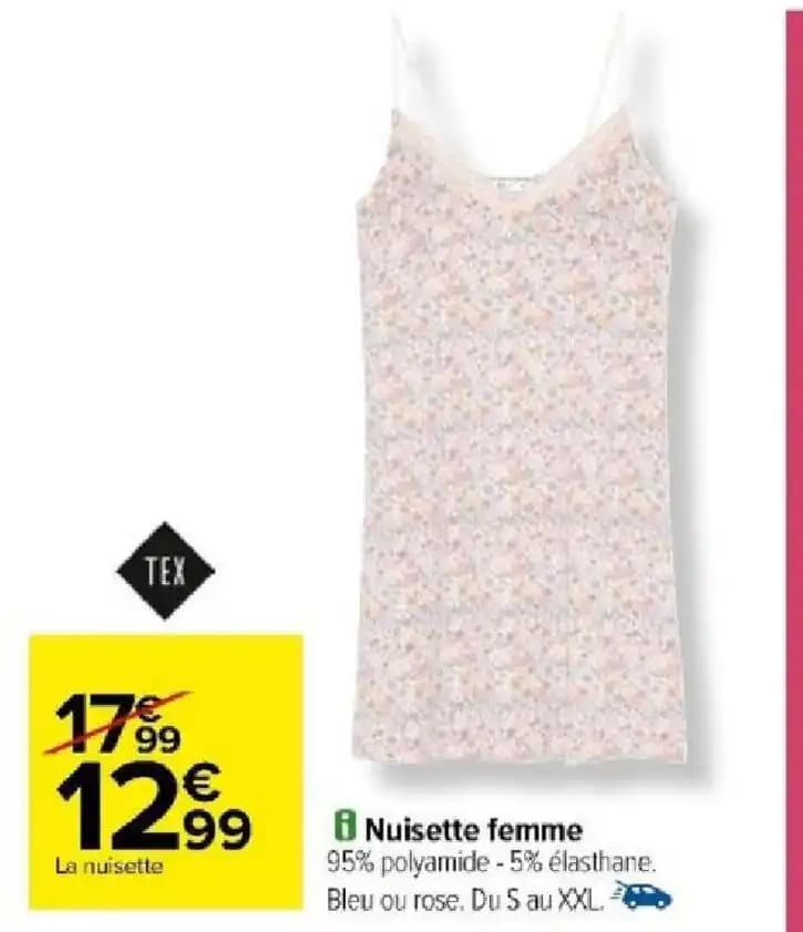 8 Nuisette femme