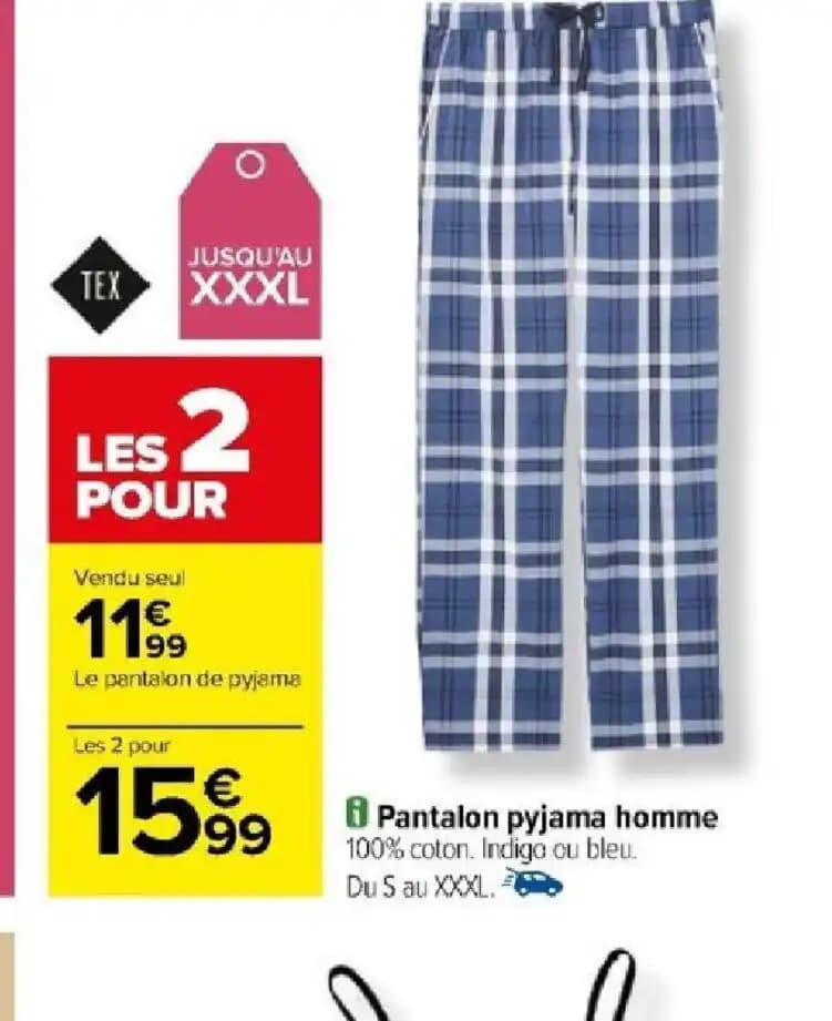 Pantalon pyjama homme