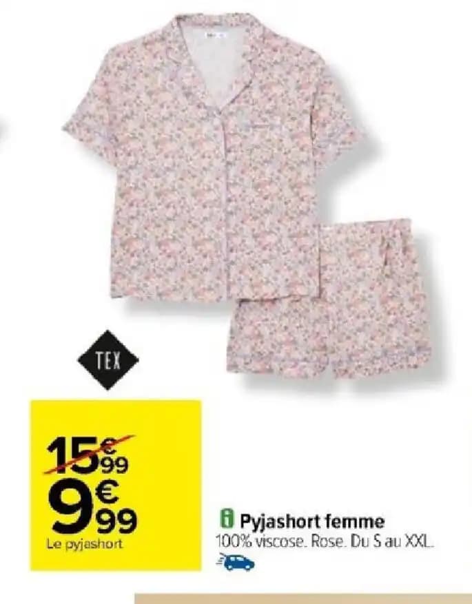 Pyjashort femme