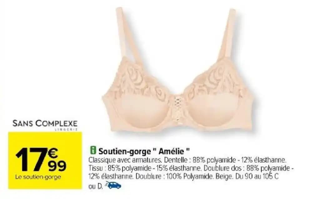 Soutien-gorge" Amélie "