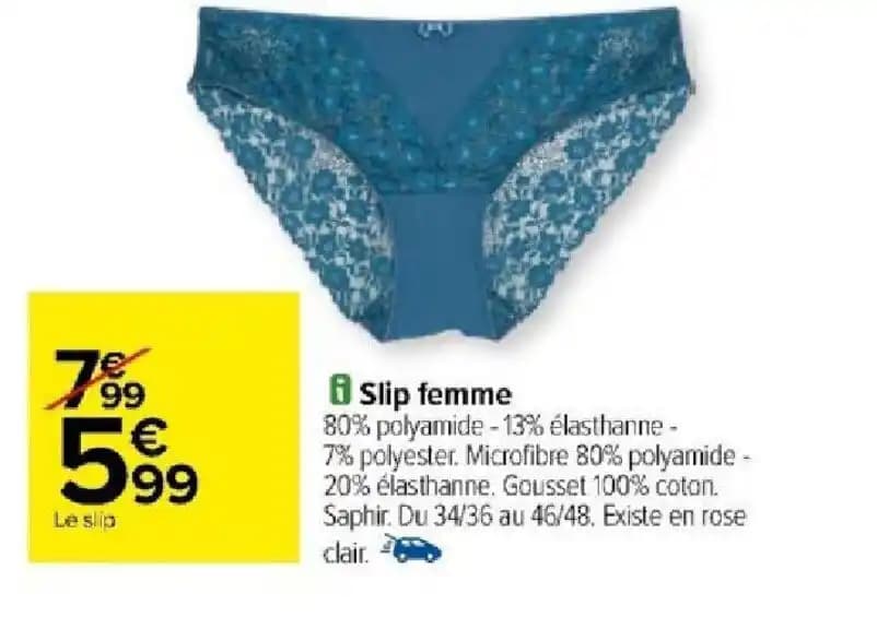Slip femme
